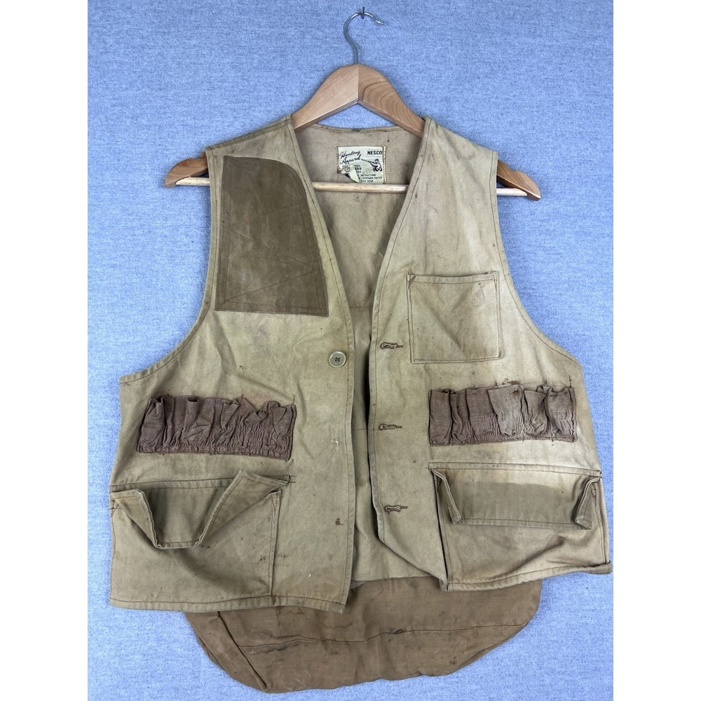Nesco Hunting Apparel Vintage Vest Hunting Men's fits m‎ (FLAWS)
